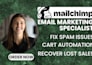 setup mailchimp woocommerce abandoned cart fix deliverability spam issues